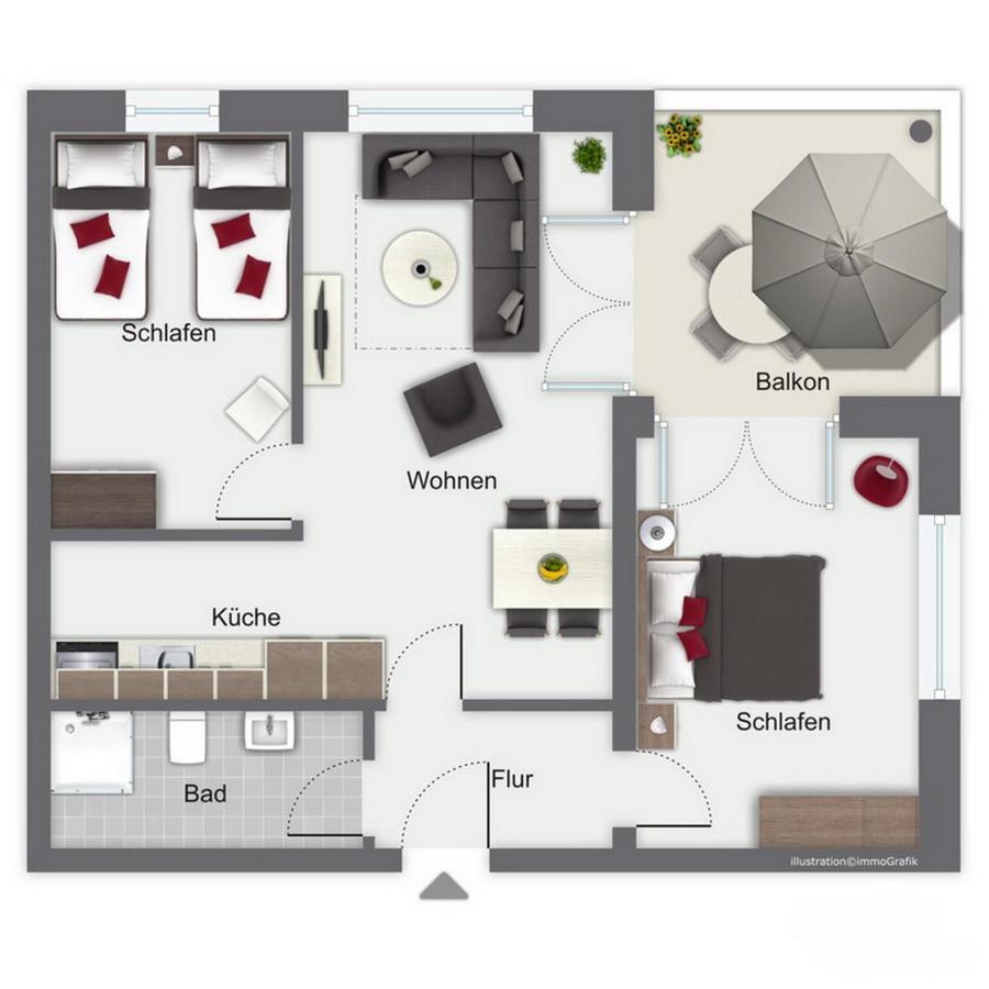 Duenenblick Wohnung 09 Больтенхаген Экстерьер фото
